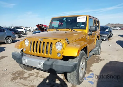 2014 Jeep Wrangler Unlimited Sahara z USA, uszkodzony, nr VIN 1C4BJWEG2EL168646